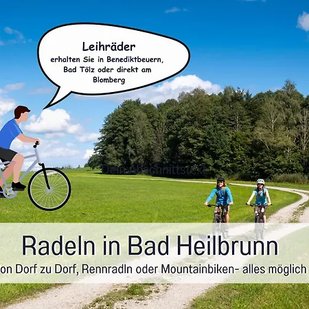 Birkenoase - Sauna- Terrasse-drei Schlafzimmer * Bad Heilbrunn
