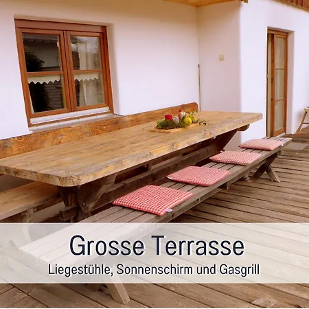 Birkenoase - Sauna- Terrasse-drei Schlafzimmer Bad Heilbrunn